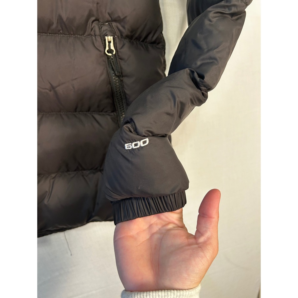 The North Face Womens 600 Fill Down Puffer Jacket Black Hooded NF0A7UQH XS - Picture 7 of 14